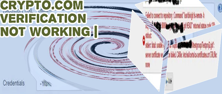 Cryptocom verification failed